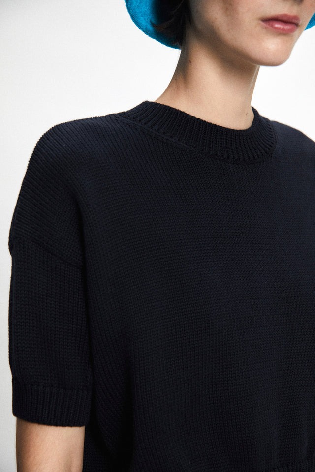 Rita Row | Pattie Cropped Sweater | Black