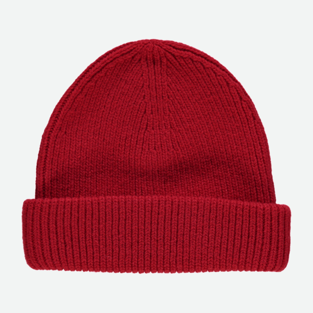 Poudre Organic | Wool Beanie | Scarlett Red