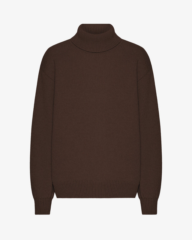 Colorful Standard | Merino Wool Turtleneck | Coffee Brown
