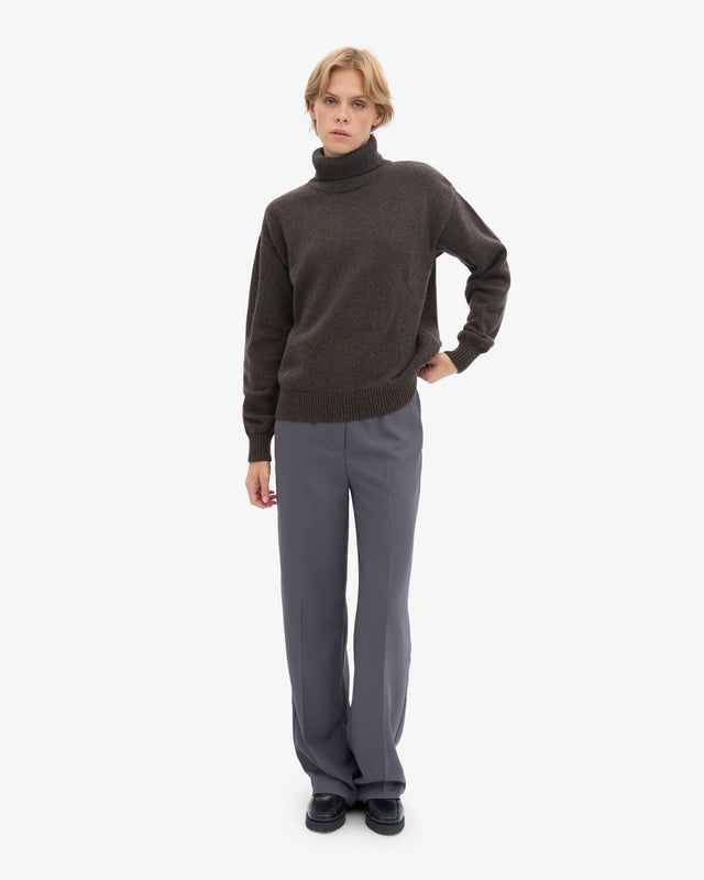 Colorful Standard | Merino Wool Turtleneck | Coffee Brown