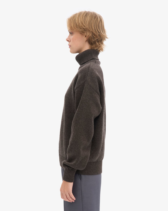 Colorful Standard | Merino Wool Turtleneck | Coffee Brown
