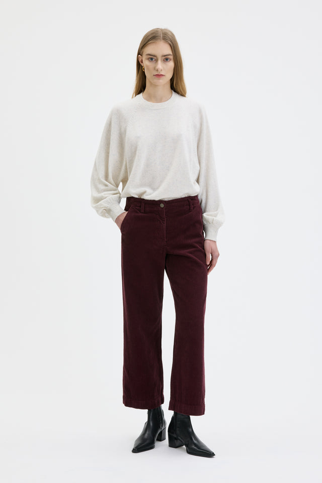 MASKA | LAIL Corduroy Trouser | Grape