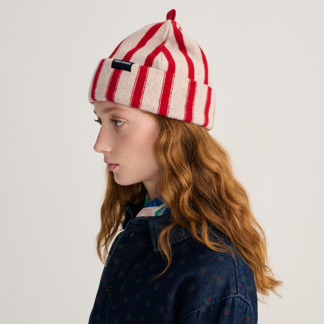 Bobo Choses | Merino Wool Striped Beanie