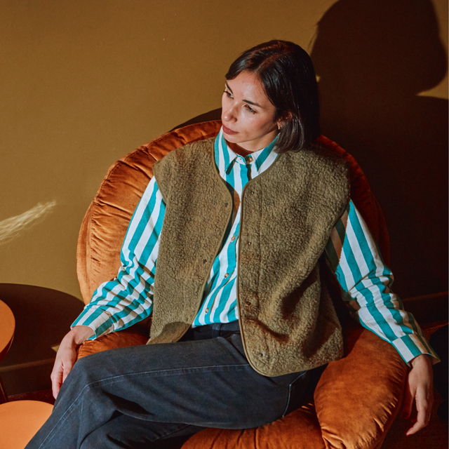 Poudre Organic | VESTE MANCHES | Vert