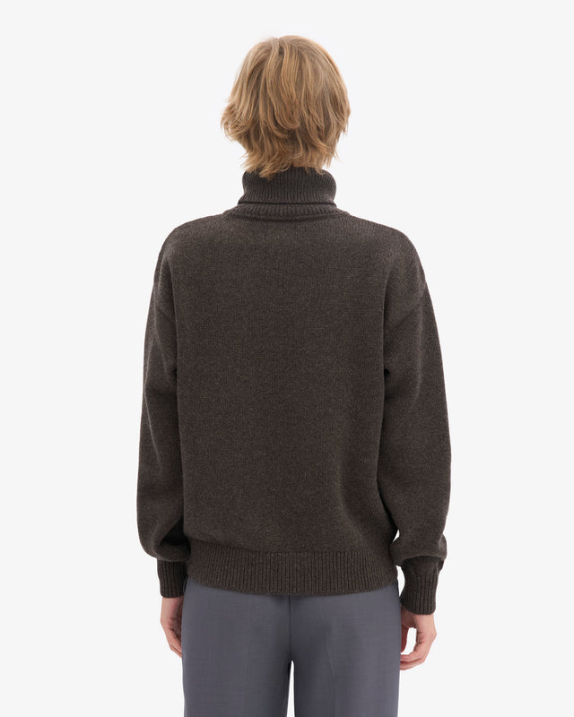 Colorful Standard | Merino Wool Turtleneck | Coffee Brown