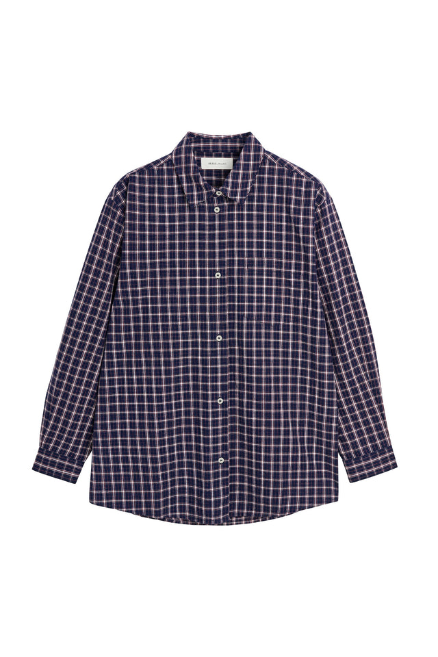 Skall Studio | EDGAR Shirt | Navy & White Check