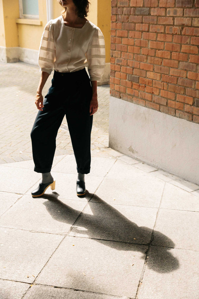 Jennifer Slattery | NANCY Linen Blouse | Cream