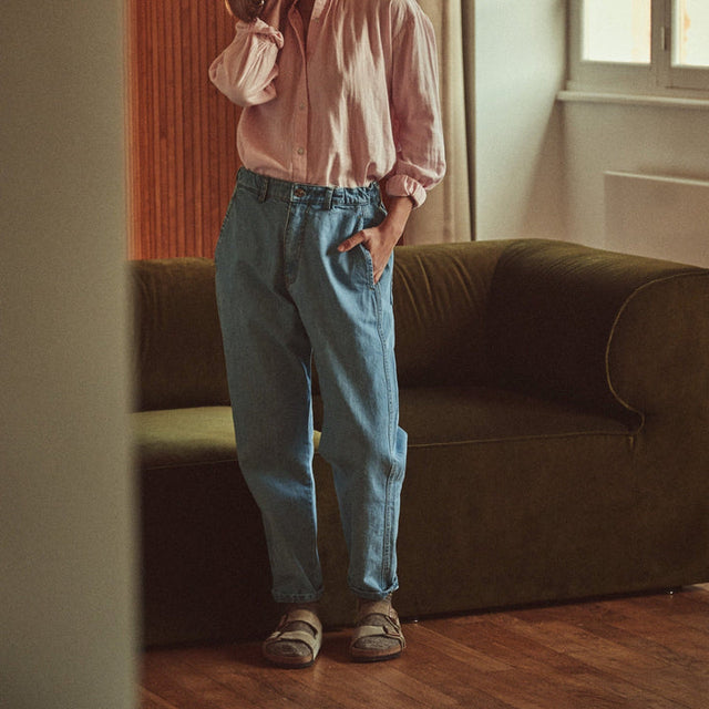 Poudre Organic| CAROTTE Jean | Light blue | LONG Leg